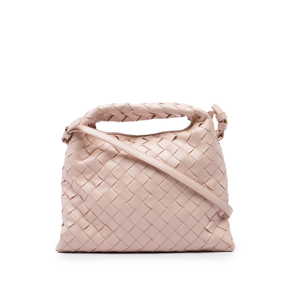 Pre-Loved Bottega Veneta Mini Nappa Intrecciato Hop Satchel